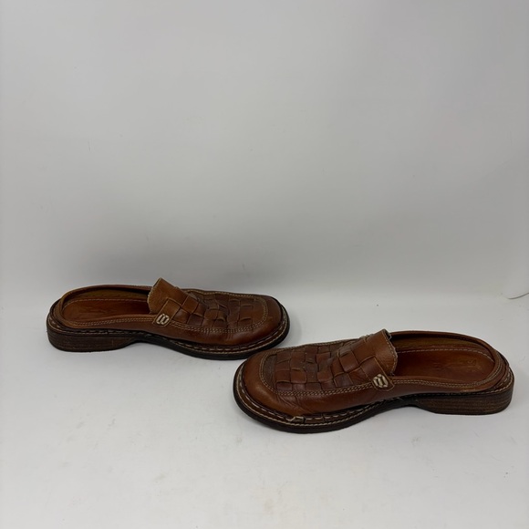 Vintage Frye Corsica Woven Mules Size 8 Women’s - Picture 5 of 9